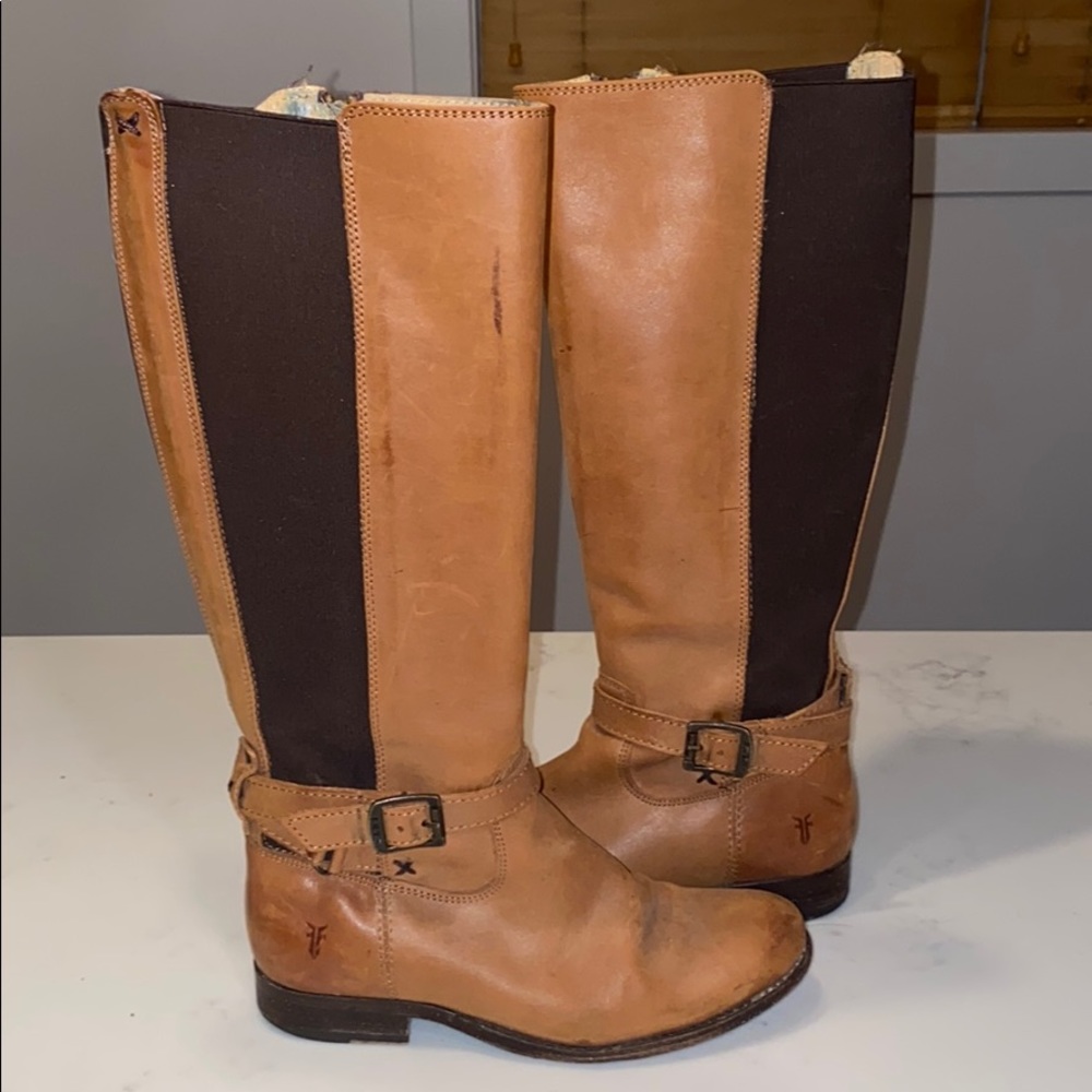 Frye 6 1/2 B Melissa Riding Boots
